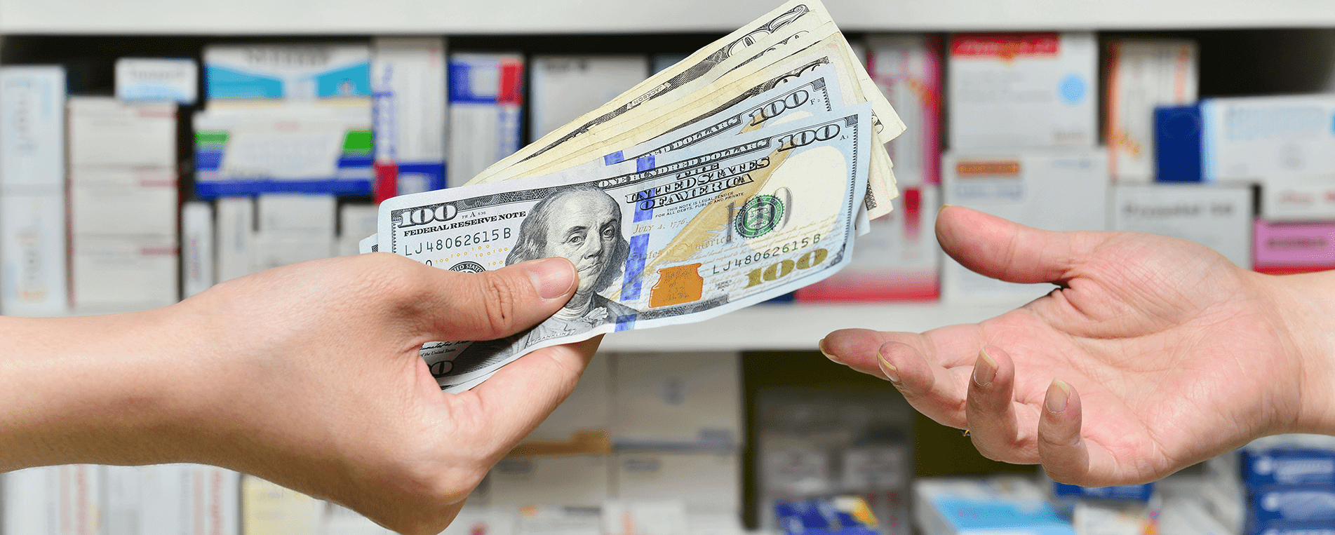 Paying Cash for Medicine....